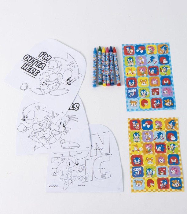 PASTEL COLORING SET IN A CARDBOARD BAG SONIC