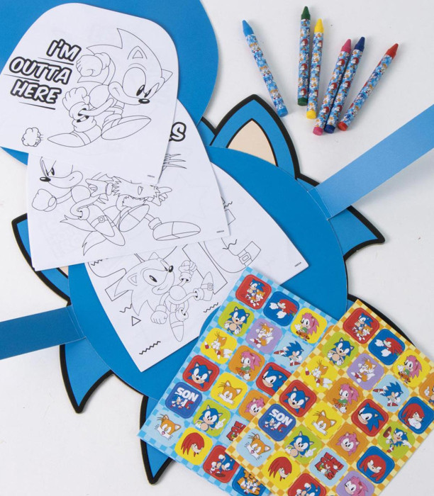 PASTEL COLORING SET IN A CARDBOARD BAG SONIC