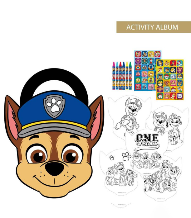 PAW PATROL PASTEL COLORING SET IN CARDBOARD BAG