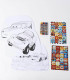 PASTEL COLORING SET IN CARDBOARD BAG CARS