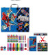 DRAWING SET IN CASE WITH METAL HANDLE SPIDERMAN