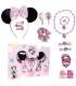 CHILDREN'S COSMETIC SET WITH TIARA MINNIE BOX