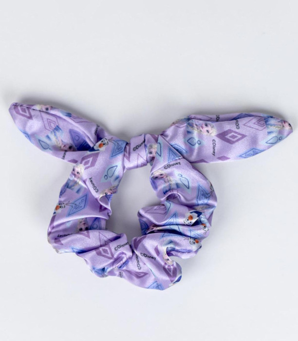 SCRUNCHIE ELASTICS WITH 2 HAIR CLIPS AND FROZEN NECKLACE