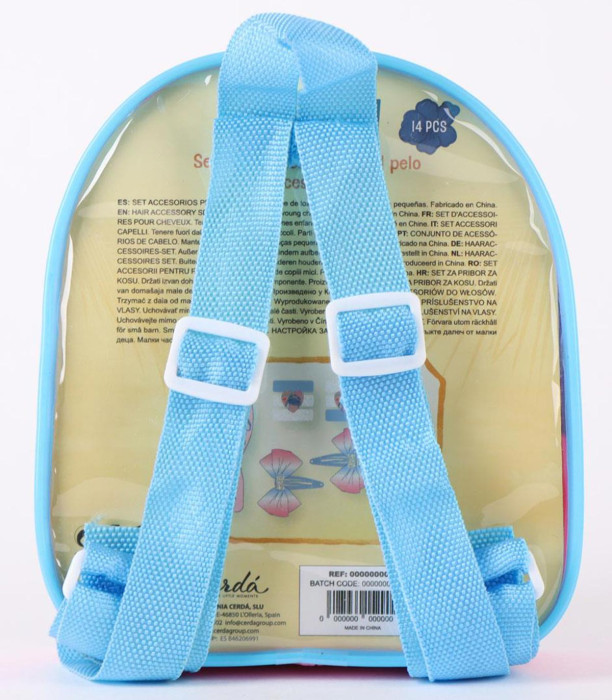 HAIR ACCESSORIES IN A STITCH BACKPACK