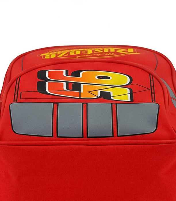 CHILDREN'S BACKPACK WITH FRONT POCKET CARS