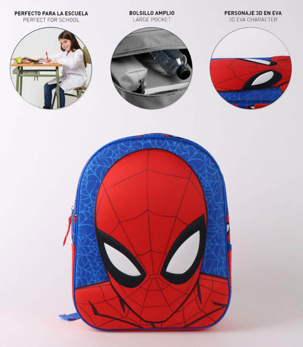 CHILDREN'S 3D SPIDERMAN BACKPACK