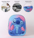 CHILDREN'S BACKPACK 3D STITCH PINK