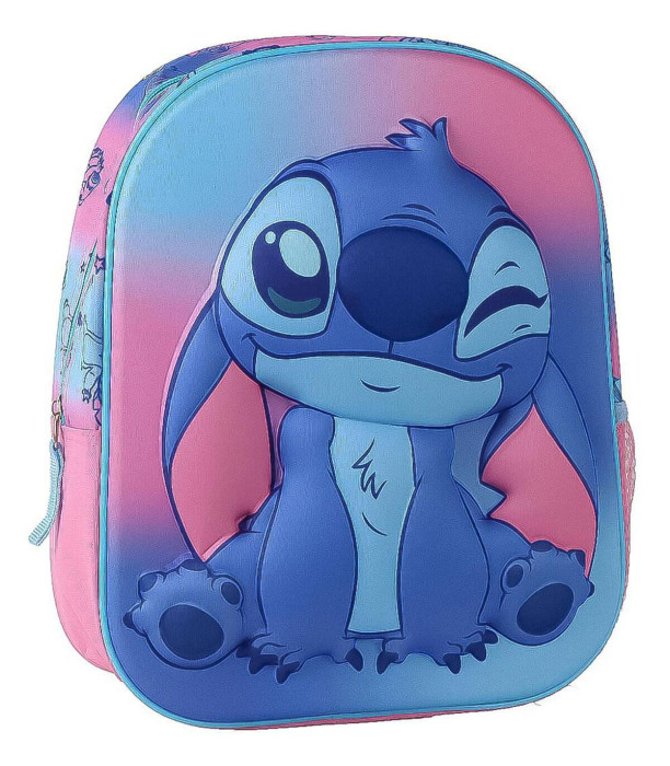CHILDREN'S BACKPACK 3D STITCH PINK