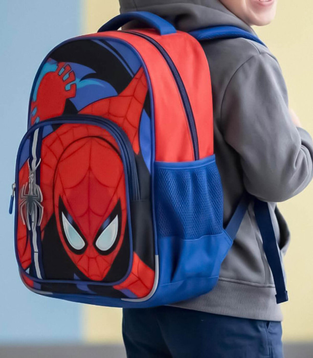 Παιδικό σχολικό σακίδιο SPIDERMAN με κονκάρδα