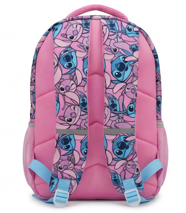Παιδική σχολική τσάντα Stitch ροζ