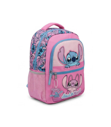 Παιδική σχολική τσάντα Stitch ροζ