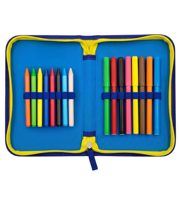 PLUSH PENCIL CASE WITH 2 COMPARTMENTS PAW PATROL