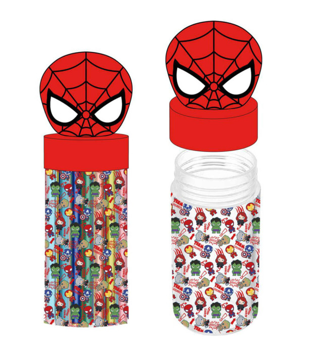 ΒΑΖΟ ΜΕ 18 ΧΡΩΜΑΤΙΣΤΟΥΣ ΜΑΡΚΑΔΟΡΟΥΣ SPIDERMAN