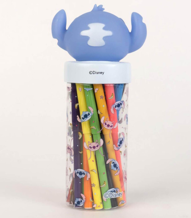 JAR OF MARKERS 18 COLORS STITCH
