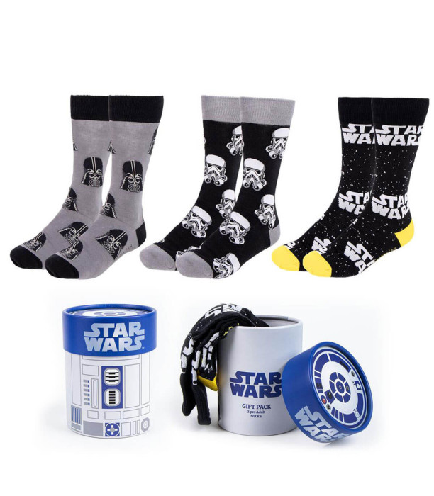 3 ΖΕΥΓΗ ΝΕΑΝΙΚΕΣ ΚΑΛΤΣΕΣ STAR WARS PREMIUM ΚΟΥΤΙ 36/43 ΚΟΥΤΙ 36/43