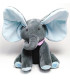 30 CM GRAY PLUSH ELEPHANT