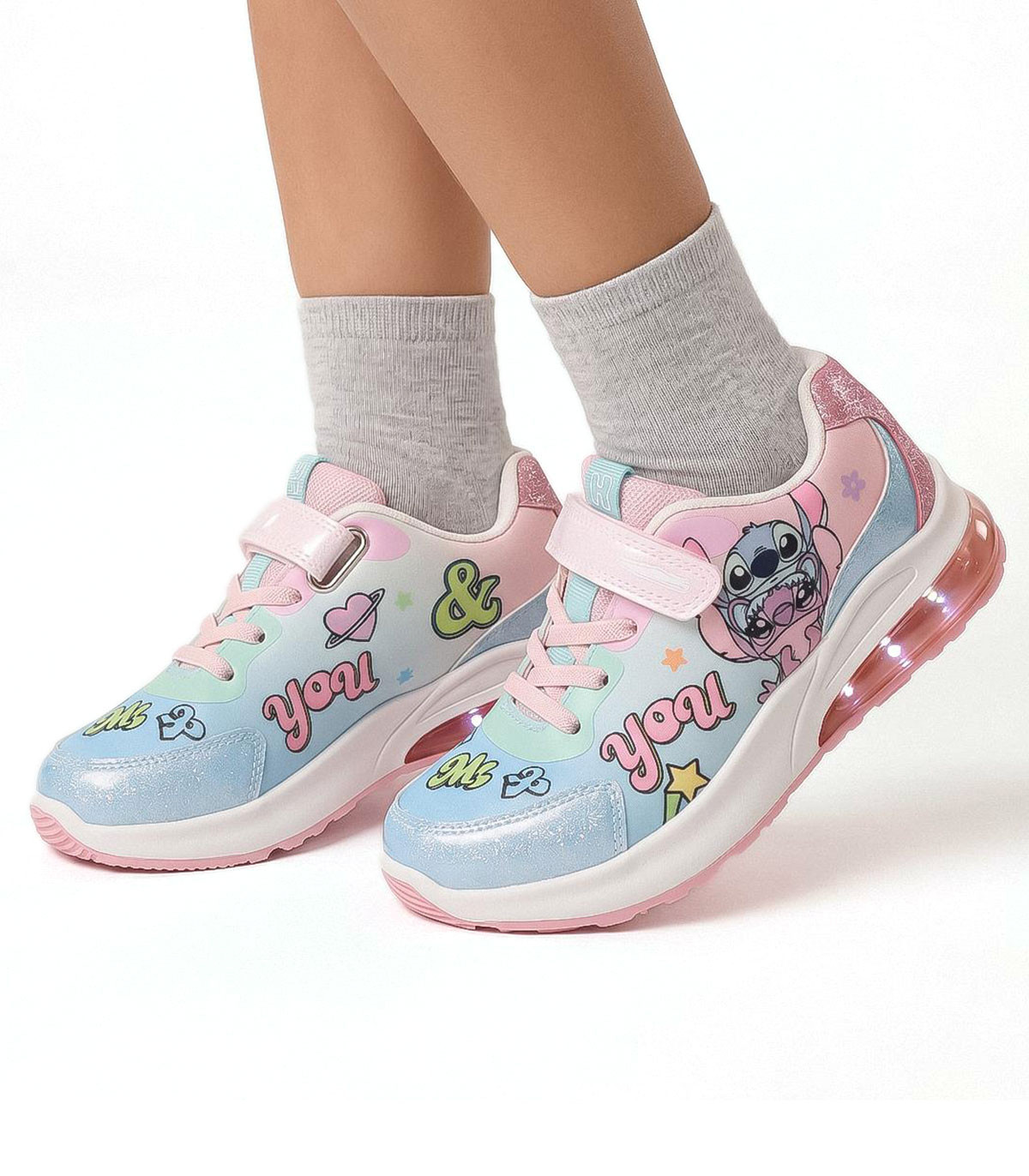 Φωτιζόμενες PVC παντόφλες Stitch YOU&ME, νούμερα 25–32