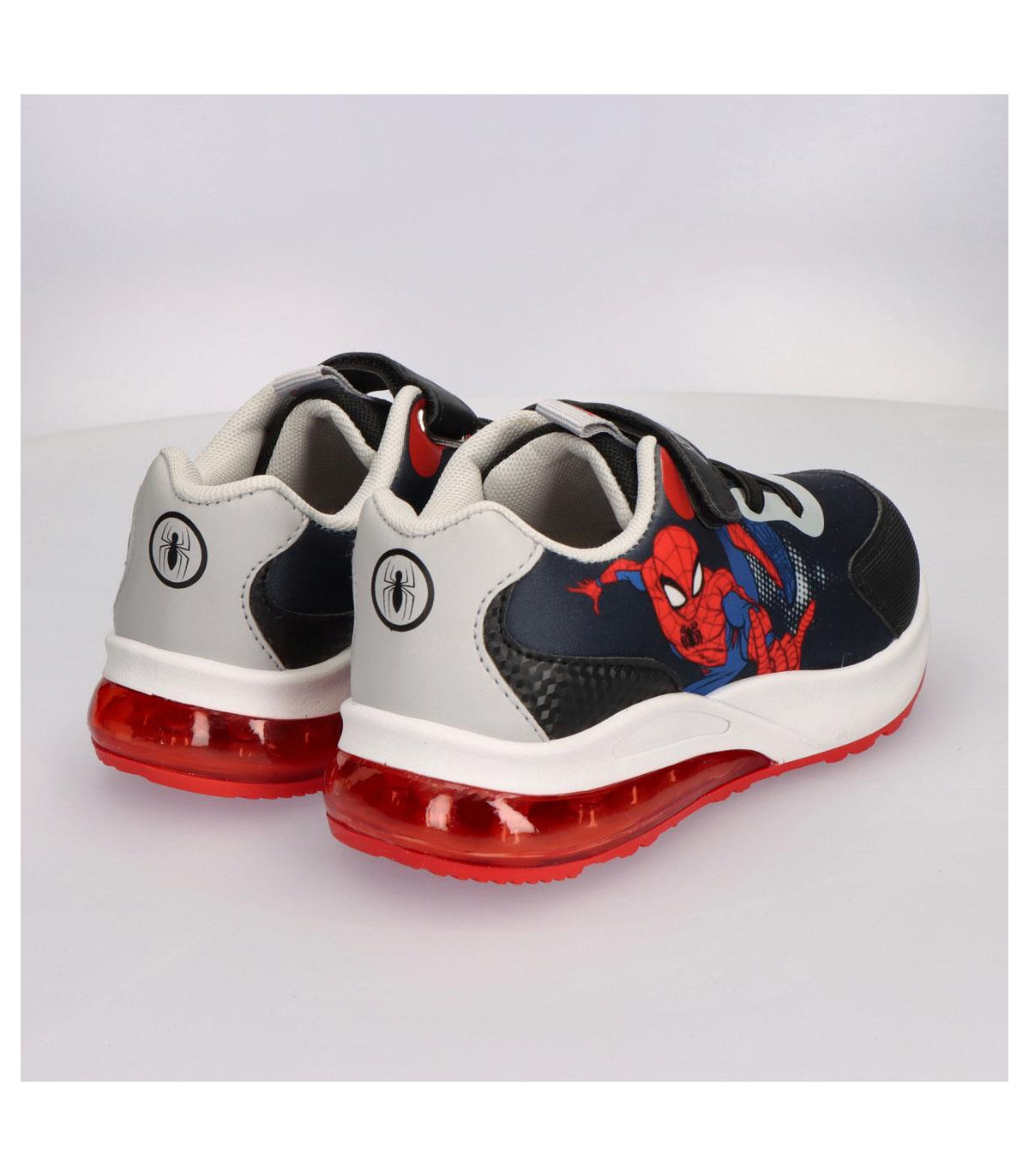 LIGHT-UP PVC SPIDERMAN SNEAKERS 25-32