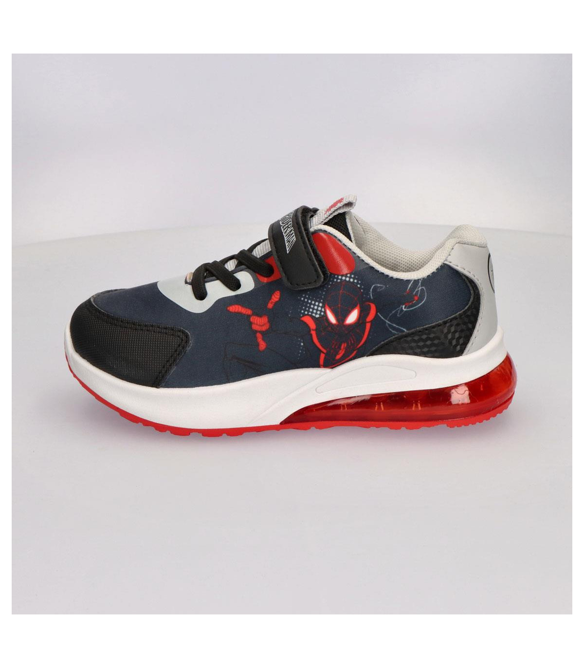 LIGHT-UP PVC SPIDERMAN SNEAKERS 25-32
