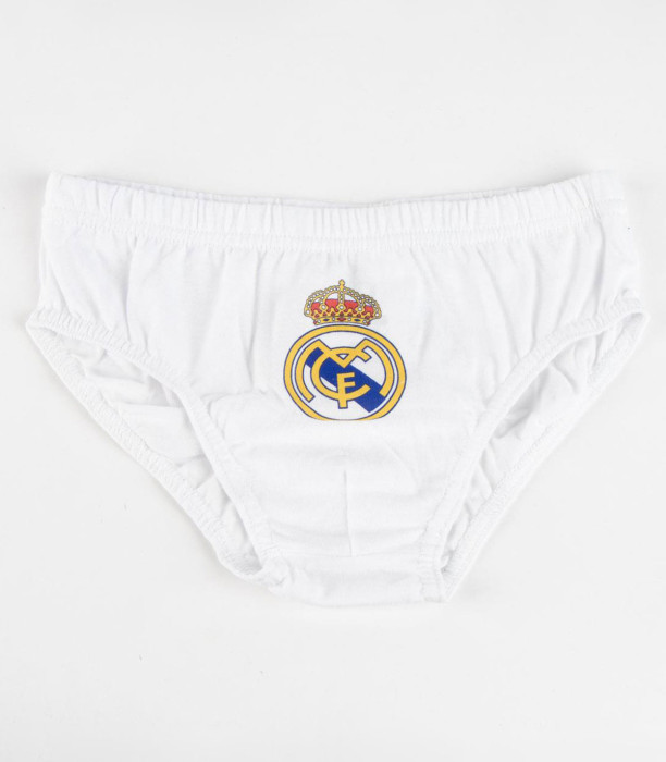 SLIPPERS, 3 PAIRS PER PACKAGE, REAL MADRID, AGES 2-8 YEARS