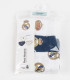 SLIPPERS, 3 PAIRS PER PACKAGE, REAL MADRID, AGES 2-8 YEARS