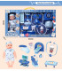 BABY WITH A DOCTOR KIT IN A LARGE BOX