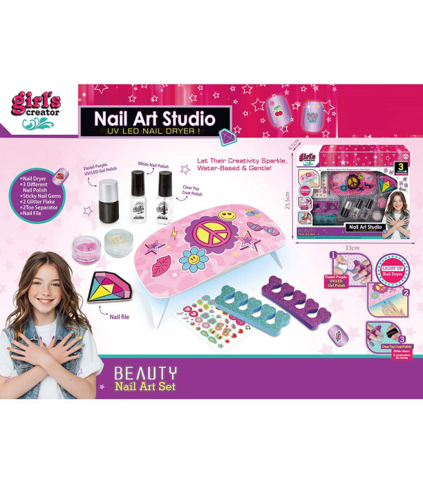 MANICURE SET WITH TABLE IN A BOX