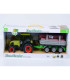 BIG TRACTOR HAULS WOOD IN AN OPEN BOX, 51 CM