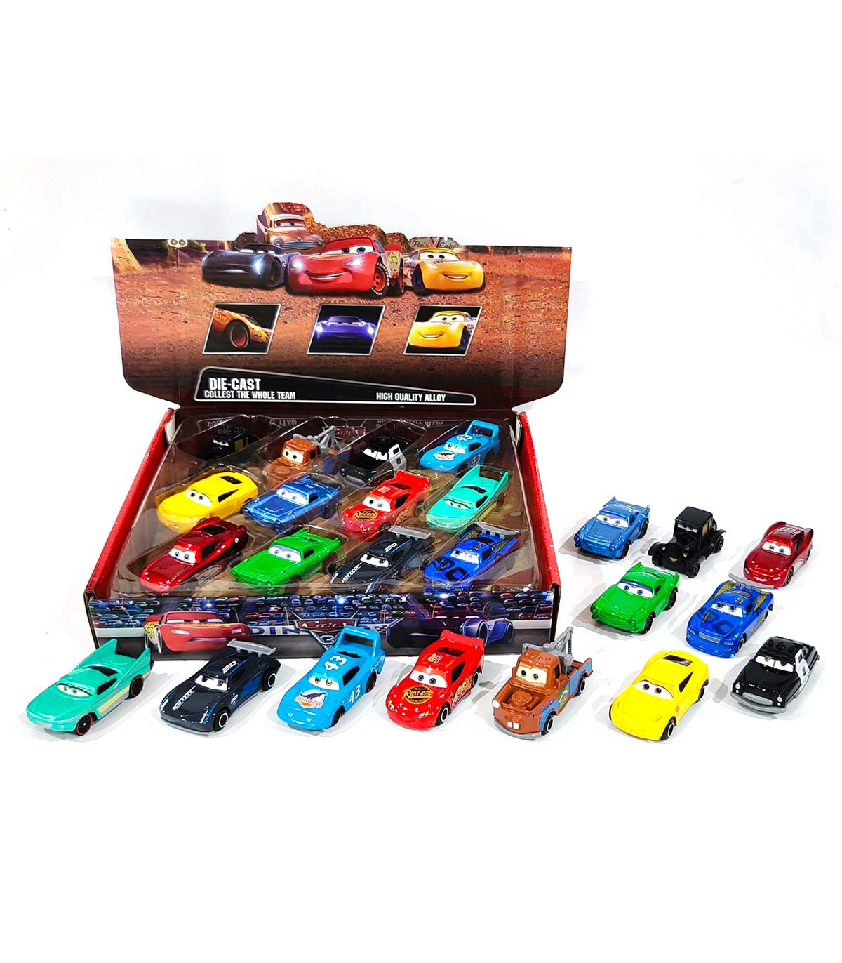 SMALL METAL CARS WITH EYES