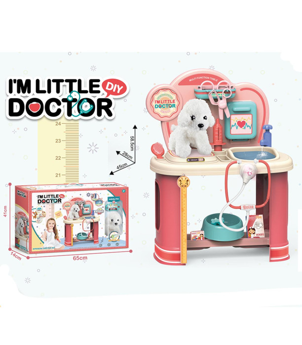LARGE VETERINARY STATION WITH A DOG