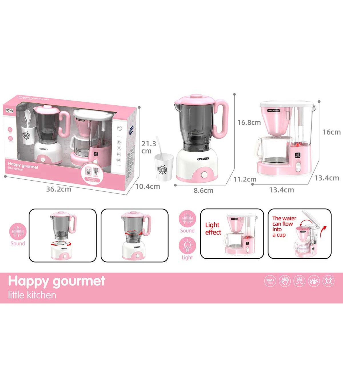 ΡΟΖ ΜΠΛΕΝΤΕΡ ΚΑΙ ΑΠΟΧΥΜΩΤΗΣ HAPPY GOURMET