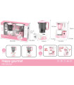 PINK BLENDER AND JUICER HAPPY GOURMET