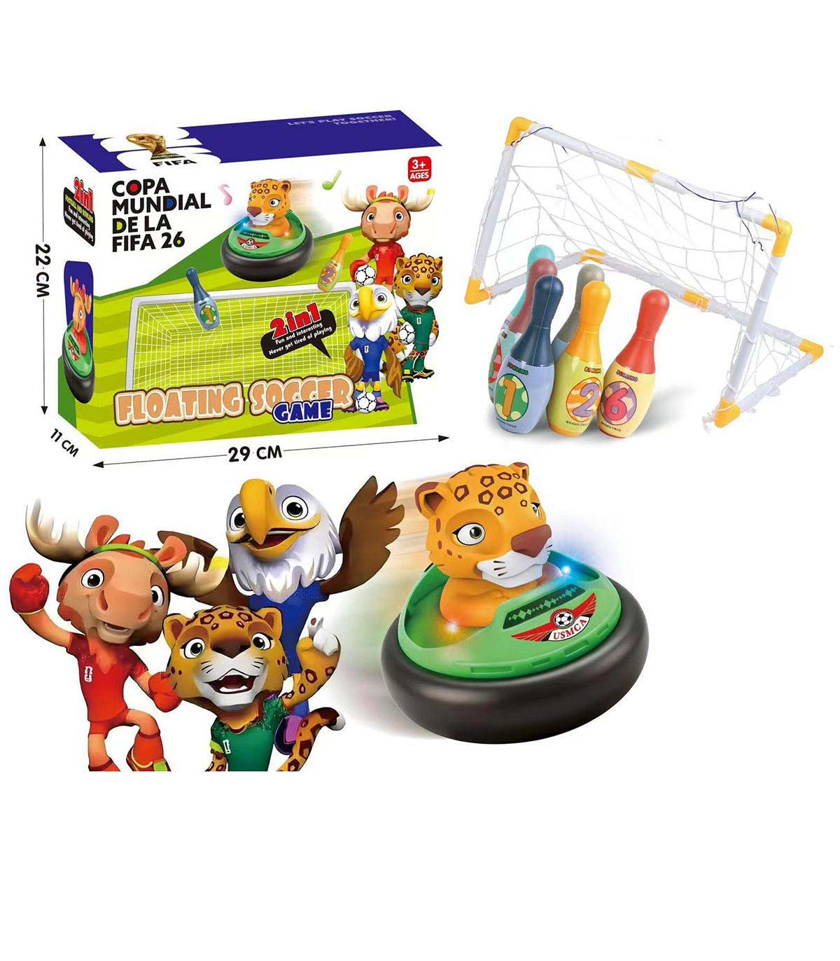 BUMPER CARS ANIMALS FOOTBALL