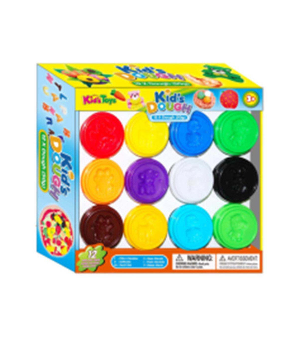 MODELING CLAY SET OF 12 JARS