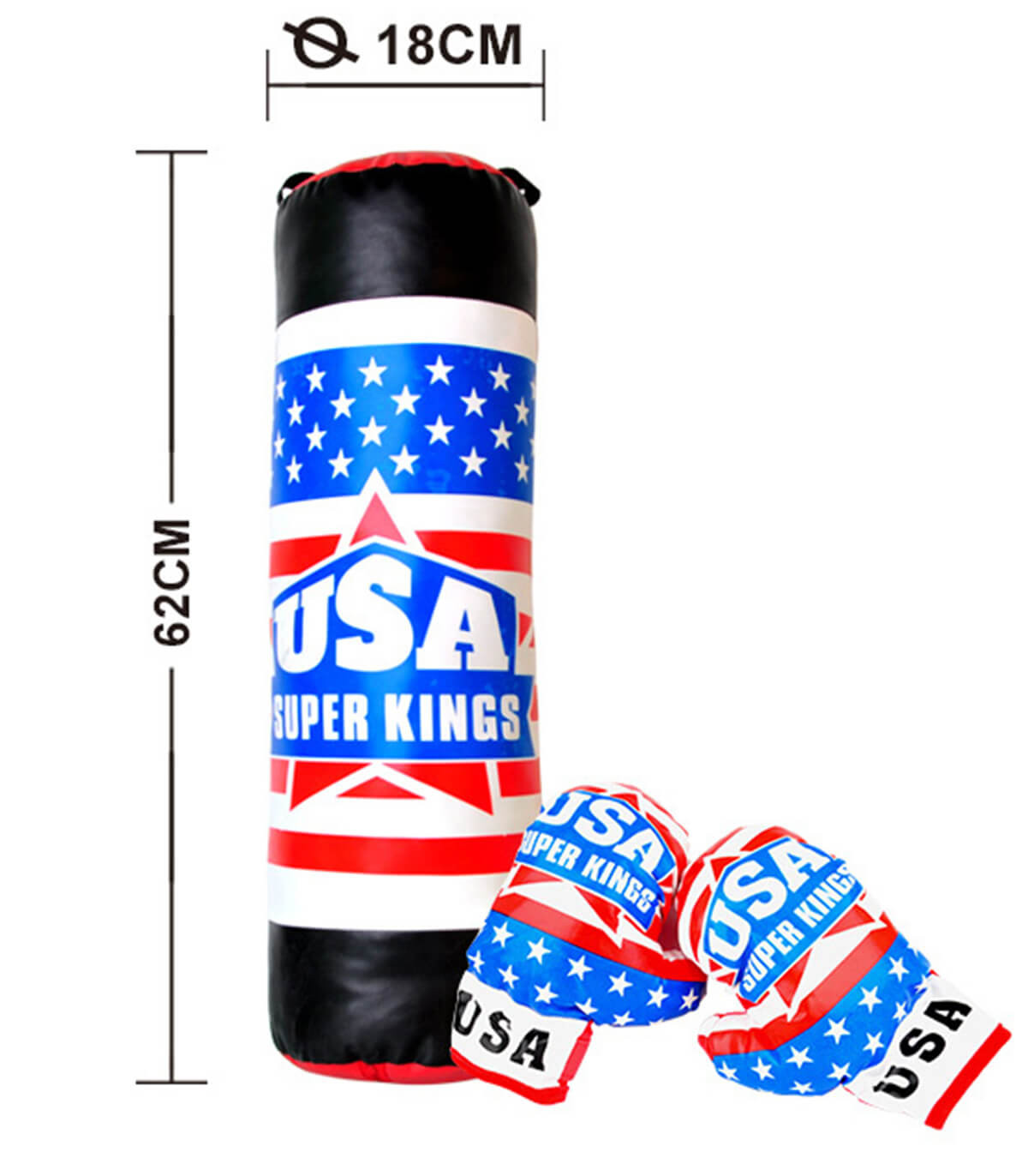 LARGE USA BOXING PUNCHING BAG 60 CM