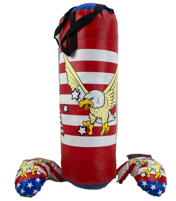 BOXING PUNCHING BAG USA EAGLE 53 CM