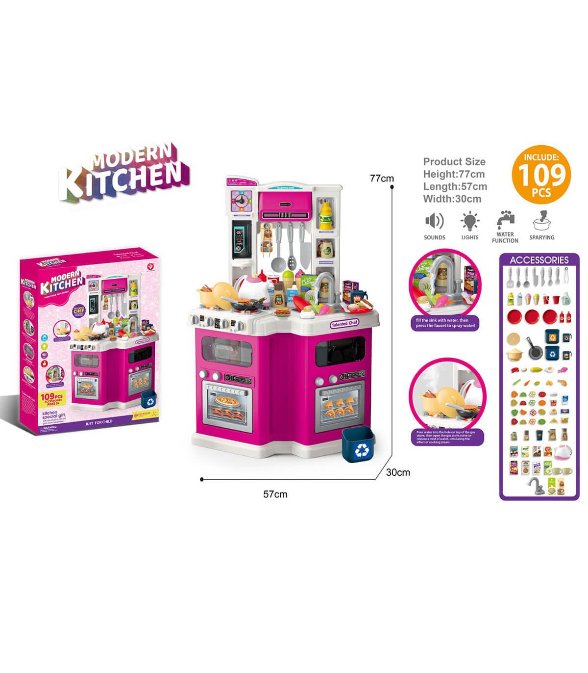 MEGA KITCHEN 109 PIECES
