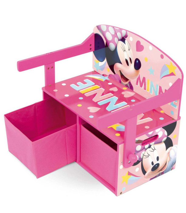WOODEN TABLE WITH MINNIE BENCH