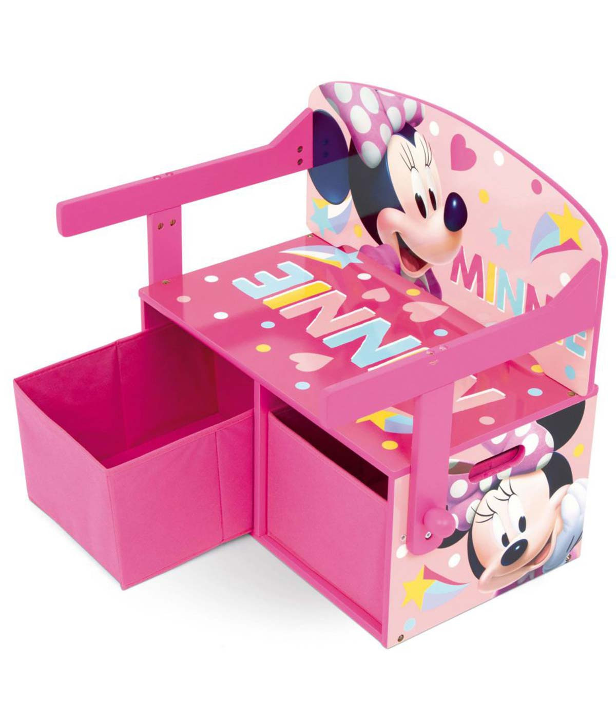 WOODEN TABLE WITH MINNIE BENCH