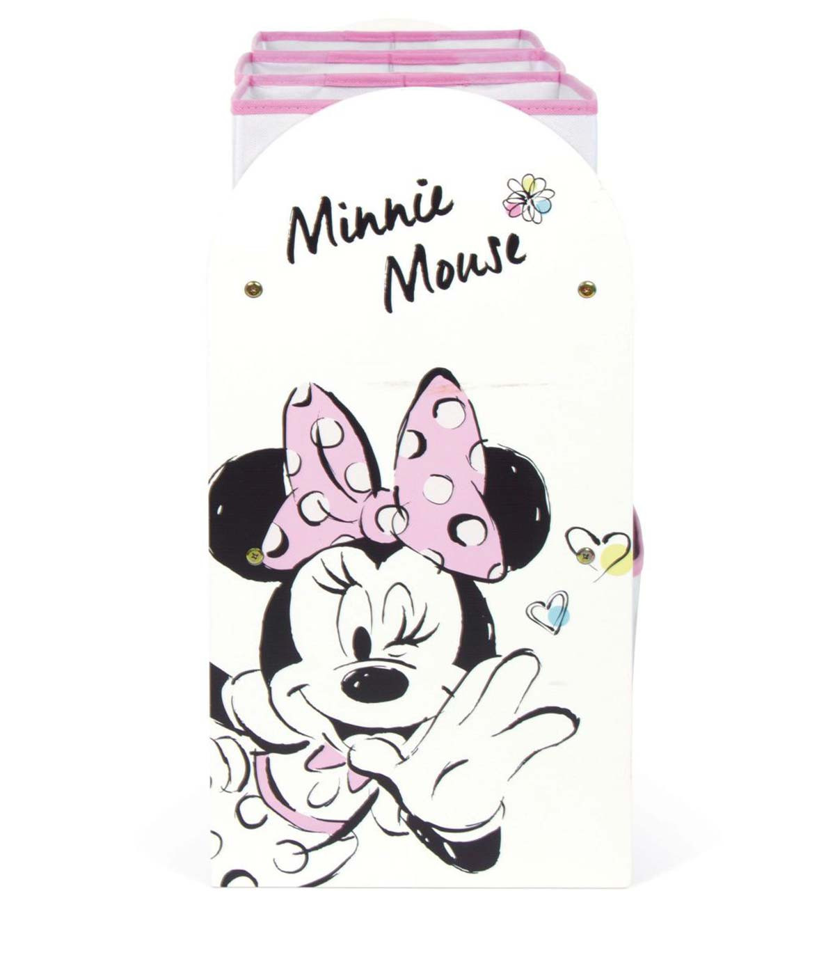 MINNIE TOY ORGANIZER WOODEN FRAME