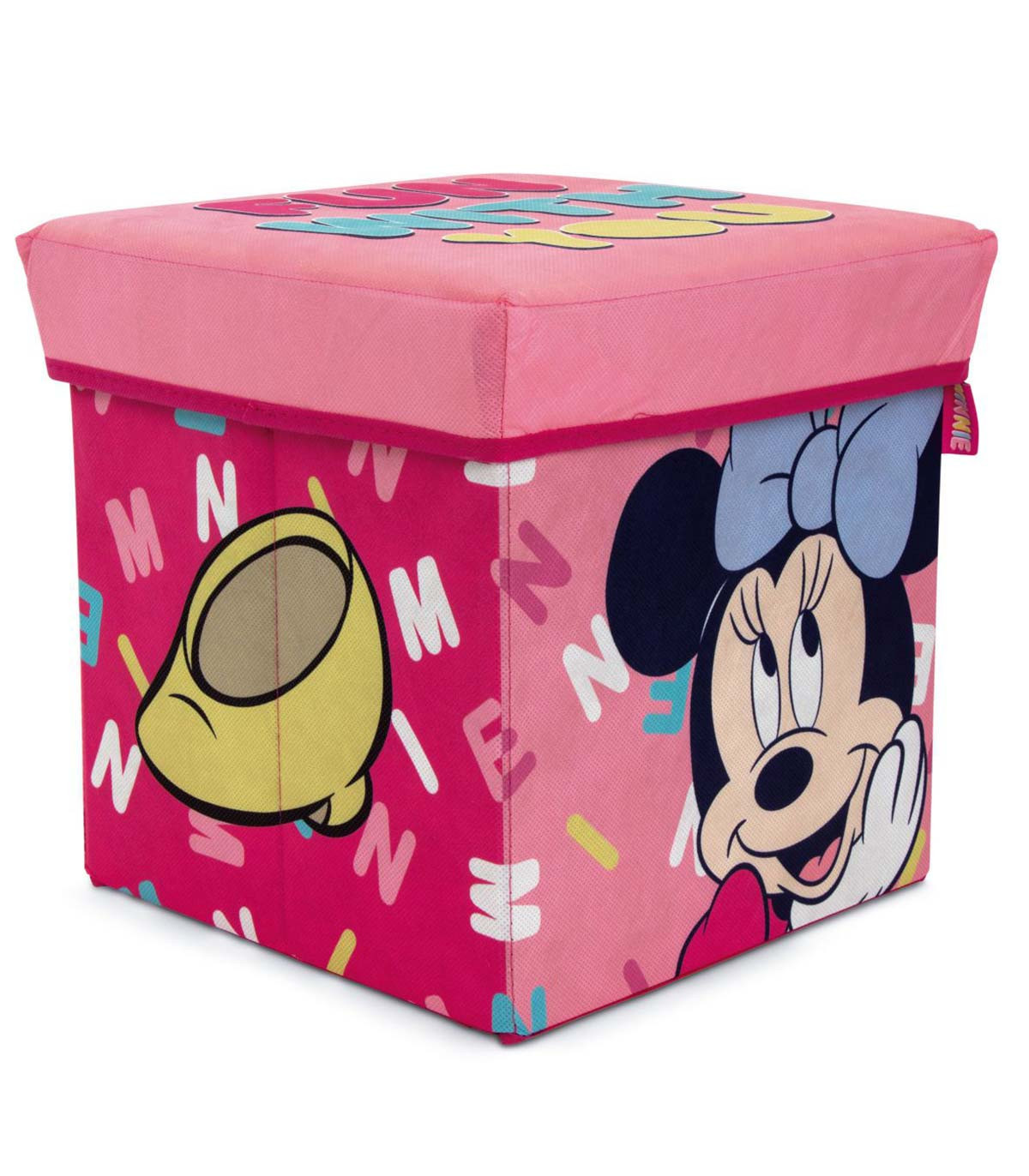 MINNIE TOY STORAGE STOOL 30 CM