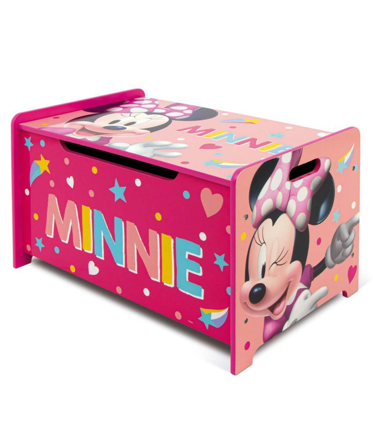 MINNIE WOODEN TOY BOX