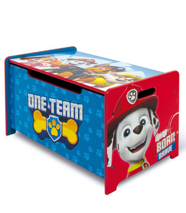 Ξύλινο κουτί για παιχνίδια PAW PATROL