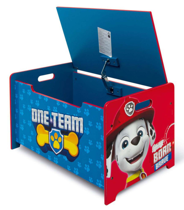 Ξύλινο κουτί για παιχνίδια PAW PATROL