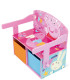 3-in-1 WOODEN BENCH/DESK/ORGANIZER PEPPA