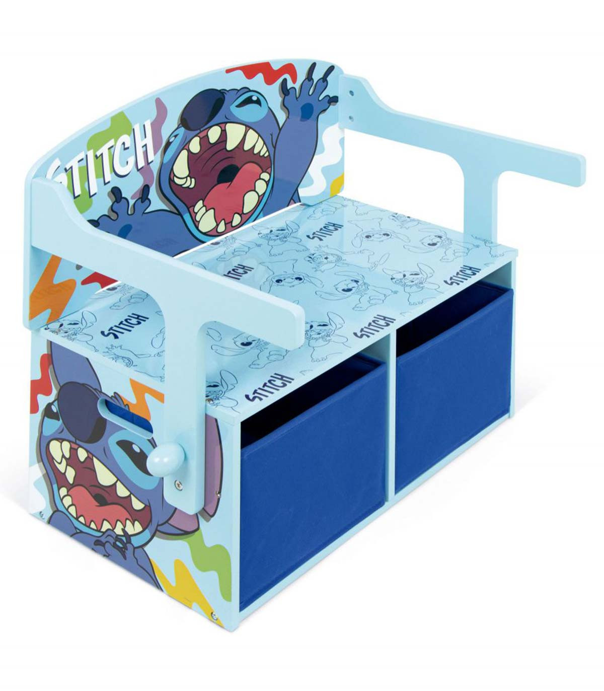 3-in-1 WOODEN BENCH/DESK/ORGANIZER STITCH