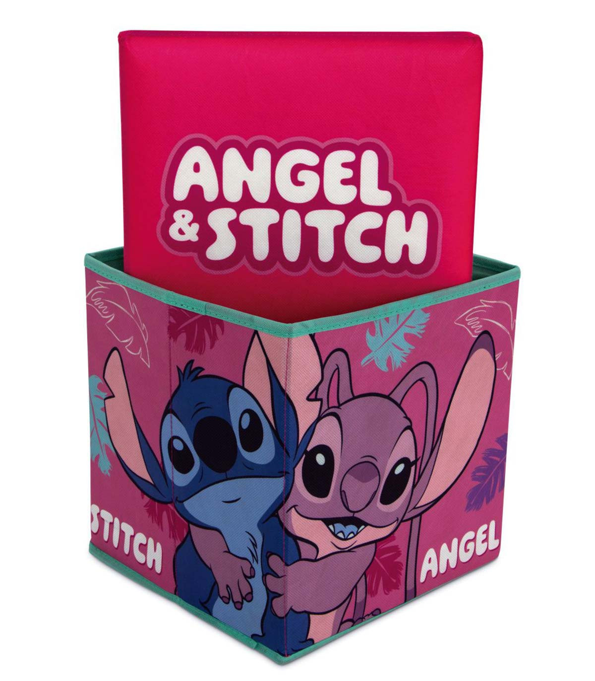 Σκαμπό-μπαούλο για παιχνίδια 30 εκ. STITCH GIRL