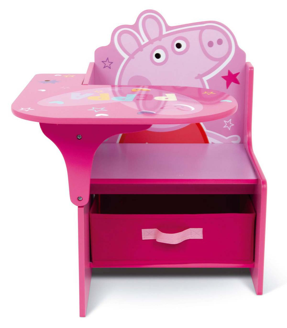 Ξύλινο γραφείο με καρέκλα και συρτάρι PEPPA PIG
