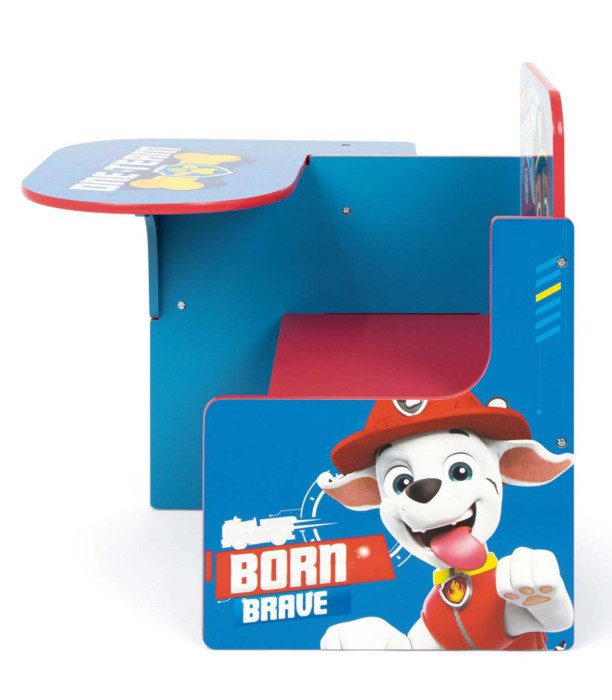 Ξύλινο γραφείο με καρέκλα και συρτάρι PAW PATROL