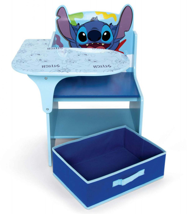 ΞΥΛΙΝΟ ΓΡΑΦΕΙΟ ΜΕ ΚΑΡΕΚΛΑ ΚΑΙ ΣΥΡΤΑΡΙ STITCH